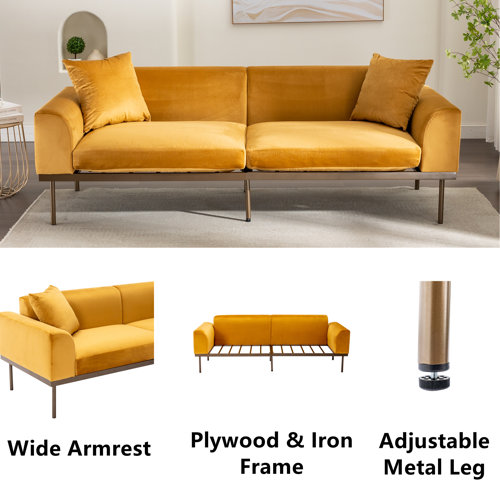 Mercer41 Markiece 83.3'' Wide Upholstered Sofa Wayfair